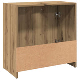 Bathroom Sink Cabinet Artisan Oak 60x33x60 cm Engineered Wood 856040