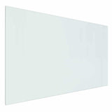 Fireplace Glass Plate Transparent 100 x 60 cm Glass 353853