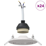 Spotlight 24 pcs White 9 x 9 x 2.5 cm Metal 4108163