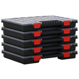Assortment Boxes 5 pcs 40x30x5 cm Polypropylene 152095