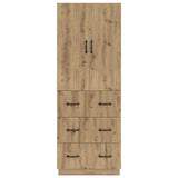 Cabinet Set 2 pcs Artisan Oak 66 x 34.5 x 87 cm Engineered Wood 3416807