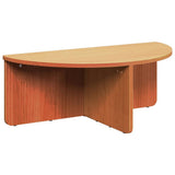Coffee Table 2 pcs Wax Brown Solid pine wood 873537