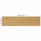 Area Rugs Natural 60 x 400 cm Jute 42010512