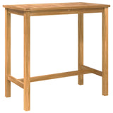 Outdoor Bar Set 5 pcs Untreated Solid Teak Wood 3422499