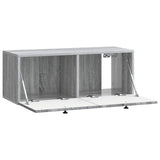 Wall-Mounted TV Cabinet Grey Sonoma 78.5 x 31 x 30 cm 898041