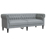Living Room Couch 3 pcs Light Grey 201.5 x 74.5 x 74.5 cm 3385858