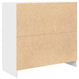 Sideboard White 80x35x76 cm Engineered Wood 861733