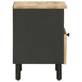 Bedside Table 2 pcs Brown 40 x 33 x 46 cm Solid Mango Wood 4018851