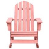 Garden Rocking Chair Pink Solid fir wood Standard 315887