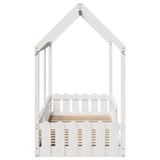 Kids' House Bed Frame without Mattress White 80x200 cm 850690