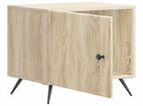 Bedside Cabinet Sonoma Oak 43 x 34.5 x 50 cm Engineered Wood 895489