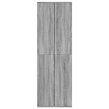Highboard Grey Sonoma 60x35x180 cm Engineered Wood 3276670