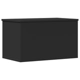 Storage Box Black 60x35x35 cm Engineered Wood 840675