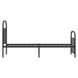 Bed Frame Black Powder-coated Steel Small Single Bed Frame 353643