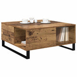 Coffee Table Old Wood 80 x 80 x 36.5 cm Engineered Wood 881669