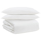 Duvet Set with Pillow 3 pcs White Down Feather 3377032