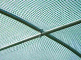 Walk-in Polytunnel Greenhouse, Outdoor Garden Tunnel Greenhouse Tent with Zipped Roll-Up Door and 8 T3398P325278