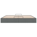 Ottoman Bed Frame without Mattress Dark Grey Super King Fabric 3310923