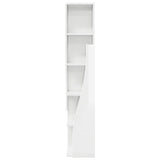 Corner Cabinet 27.5x27x140cm Engineered Wood High Gloss White 889869