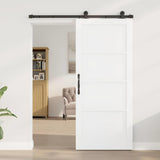 Sliding Door ORKDAL White 86 x 198.5 cm Solid Pine Wood 3333455