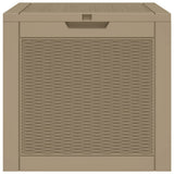 Garden Storage Box Light Brown 55.5x43x53 cm Polypropylene 364179