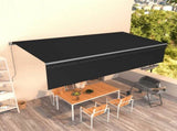 Manual Retractable Awning with Blind 6x3m Anthracite 3069479