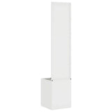 Garden Privacy Screen White 32 x 150 cm Cold-rolled steel 876372