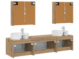 Bathroom Cabinet Set 5 pcs Artisan Oak Engineered Wood 3406454