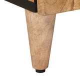 Bedside Cabinet Natural 50 x 33 x 60 cm Solid Mango Wood 4018268