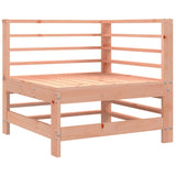 Corner Sofa with Cushions Solid Wood Douglas 825658
