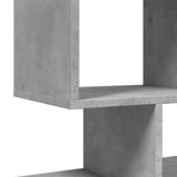 Room Divider Bookcase Concrete Grey 92x29x112 cm Engineered Wood 858123