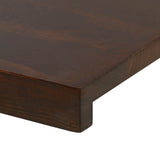 Window Sills 2 pcs Dark Brown 100 x 20 x 2 cm Solid Beech Wood 42048298