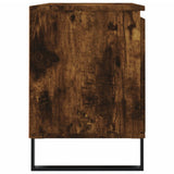 TV Cabinet Smoked Oak 104x35x50 cm Engineered Wood 827025