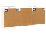 Bathroom Cabinet Set 3 pcs 126 x 16 x 62.5 cm Engineered wood 3403832