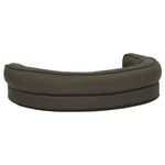 ZNTS Ergonomic Dog Bed Mattress 75x53 cm Linen Look Dark Grey 171290