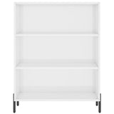 Shelf Cabinet High Gloss White 69.5x32.5x90 cm Engineered Wood 828374