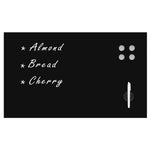 Wall Mounted Magnetic Blackboard Glass 100x60 cm 30109