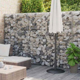 Gabion Wall with Covers Galvanised Steel 900x30x200 cm 147819