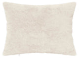 Cushion Cover 6 pcs HEERLEN White 70 x 70 cm Faux Rabbit Fur 913458