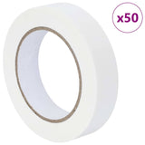 Painter Masking Tapes 50 pcs White 25mm x 50m Paper 42019658