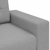 Sofa Set with Cushion 2 pcs Grey 221 x 78 x 80 cm Fabric 3324718