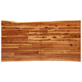 3 Piece Dining Set with Live Edge Solid Wood Acacia 3157526