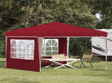 Pop-up Party Tent 288 x 288 x 245 cm Burgundy Oxford Fabric 42019763