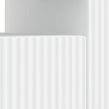 LED TV Cabinet White Engineered Wood 896025