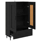 Highboard Black Oak 69.5 x 31 x 115 cm Engineered Wood 882579
