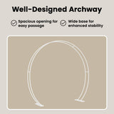 Wedding Arch White 223 x 45 x 201 cm Steel 42021350