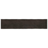 Table Top Dark Brown 200x40x cm Treated Solid Wood Live Edge 364047