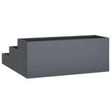 Garden Planter Anthracite 90 x 90 x 35 cm Cold-rolled Steel 865836