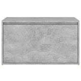 Bench Concrete Grey Engineered Wood Compact Entryway Bench 808670