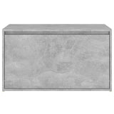 ZNTS Hall Bench 80x40x45 cm Concrete Grey Engineered Wood 808670